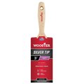 Wooster 3" Wall Paint Brush, Silver CT Polyester Bristle, Wood Handle 5223